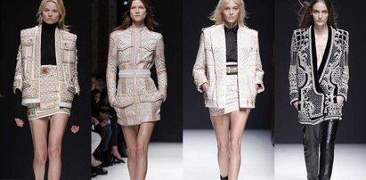 Polki w pokazie pięknej kolekcji Balmain