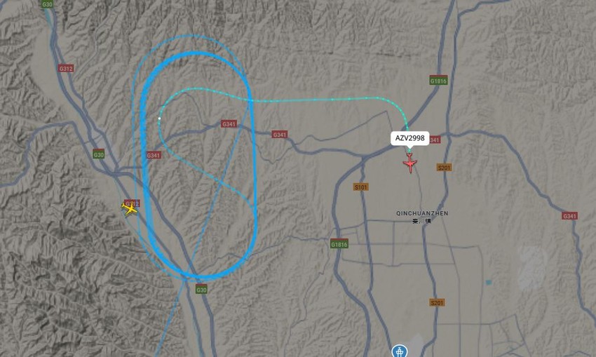 Avion ruske kompanije sleće na aerodrom u Landžou