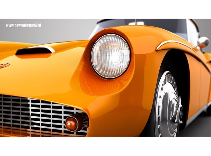 Syrena sport - wizualizacja