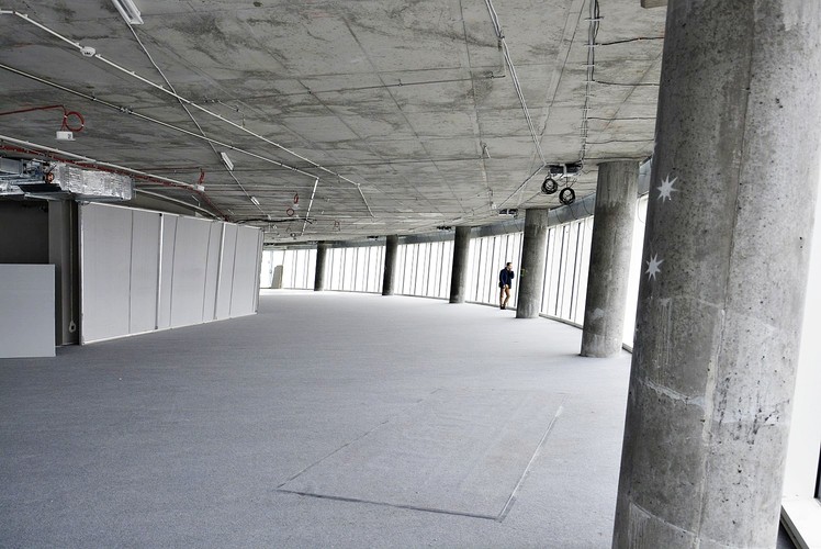 Warsaw Spire - powierzchnia biurowa na 41. piętrze budynku A. Tu będzie mieścić się siedziba Ghelamco.