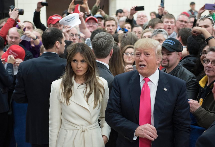 Donald i Melania Trumpowie