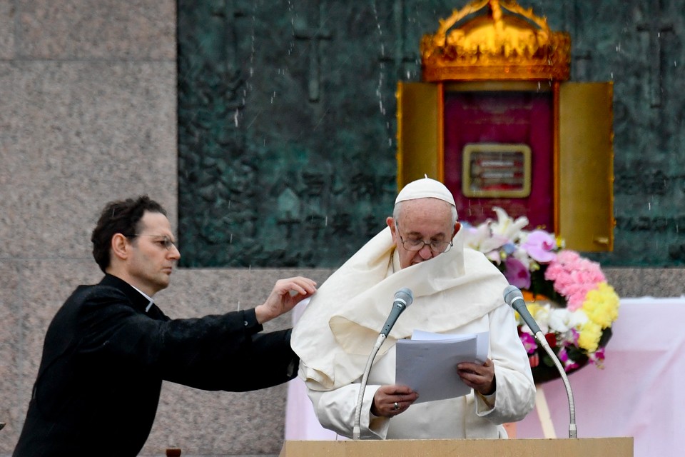 epa08021247 - JAPAN CHURCHES POPE (Pope Francis visits Japan)