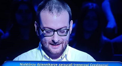 W "Milionerach" zapytano o przeszłość Czesława Michniewicza. "Pan trener groził za wspominanie..."