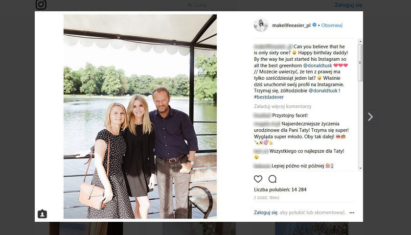 Donald Tusk w 61. urodziny założył konto na Instagramie. Pomogły mu wnuki