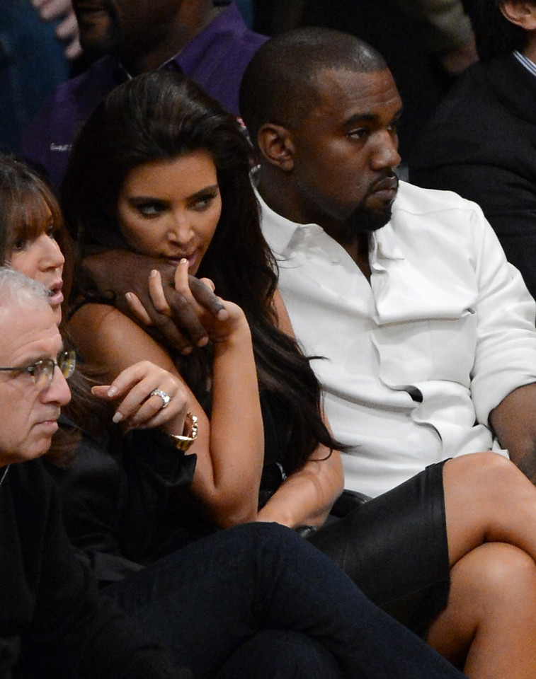 Kim Kardashian i Kanye West/ fot. Getty Images/FPM