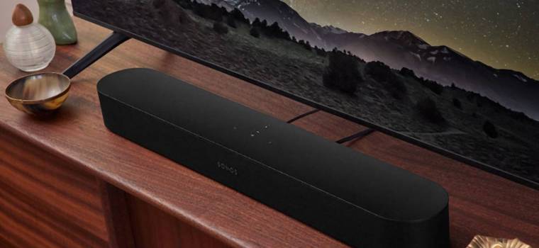 Sonos Beam Gen 2 to niewielki soundbar z obsługą Dolby Atmos