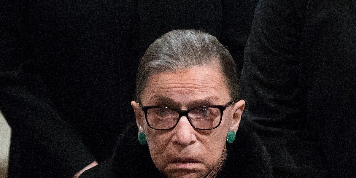 Ruth Bader Ginsburg.