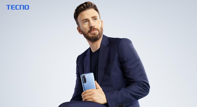 TECNO Brand Ambassador Chris Evans