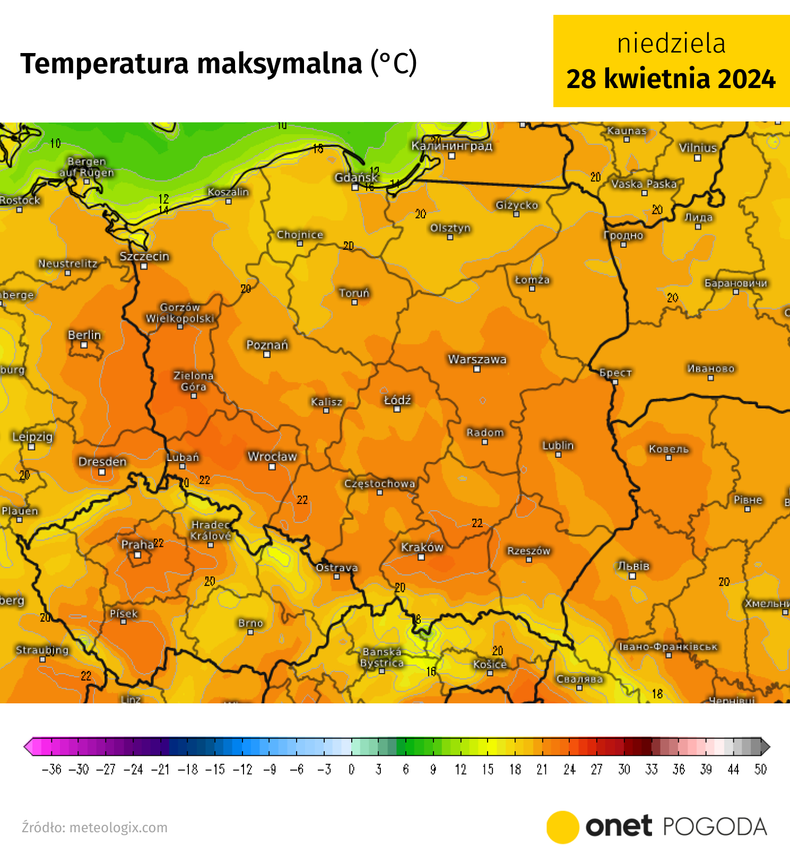 Już w niedzielę temperatura zacznie przekraczać 20 st. C