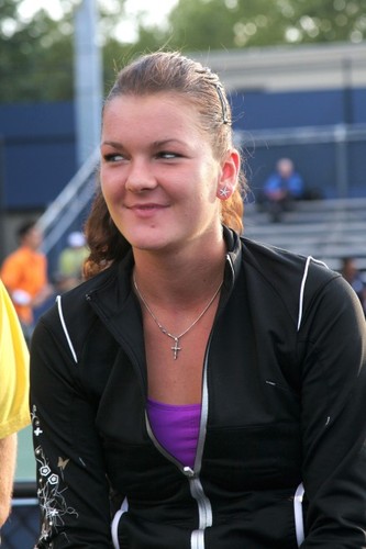 Agnieszka Radwańska w sierpniu 2010 r.