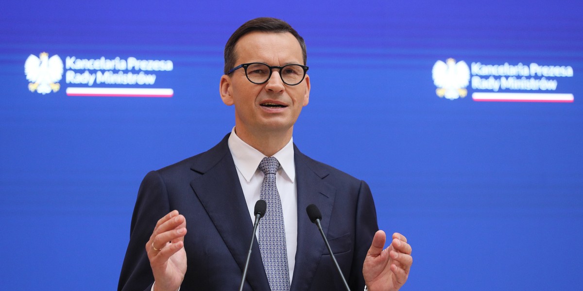 Premier Mateusz Morawiecki.