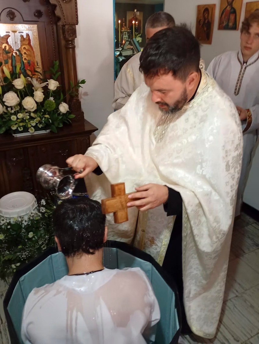 Pravoslavno krštenje u Kolumbiji