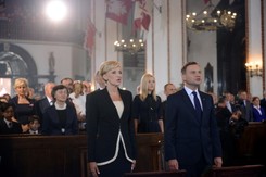 Msza w intencji prezydentury Andrzeja Dudy. 'Każdy powinien wcześniej zabiegać o miejsce w Niebie'