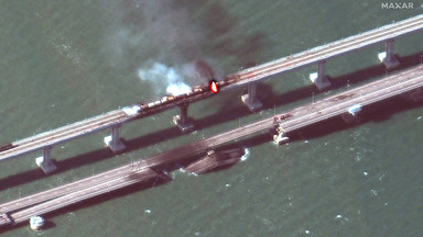 Wybuch na moście Krymskim. Zdjęcia satelitarne pokazują ważny szczegół