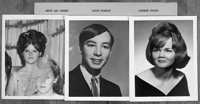 Ofiary morderstw Zodiaka w San Francisco: Betty Lou Jensen, David Faraday i Darlene Ferrin Fot. Getty Images
