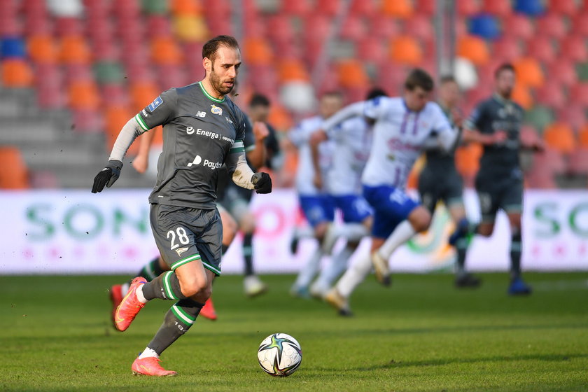 Pilka nozna. PKO Ekstraklasa. Podbeskidzie Bielsko-Biala - Lechia Gdansk. 06.03.2021