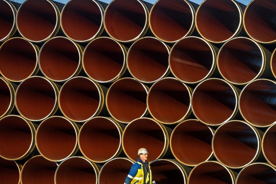 Pipes Delivered For Nord Stream Gas Pipeline