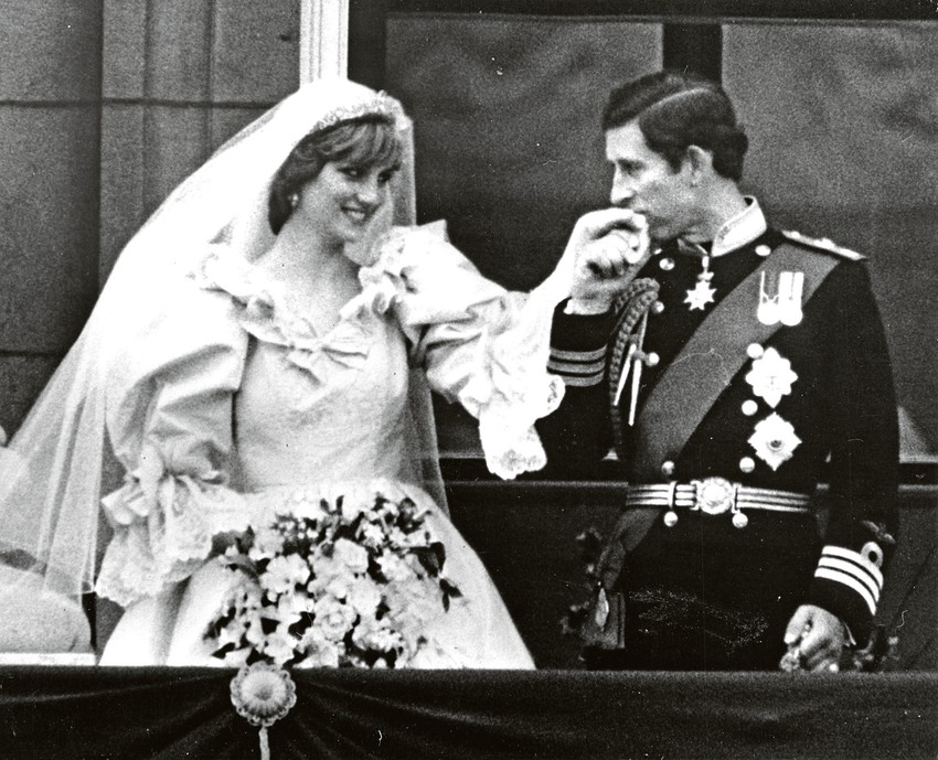 Princ Čarls i princeza Dajana na venčanju