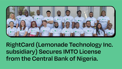 RightCard secures IMTO license from Central Bank of Nigeria (CBN)