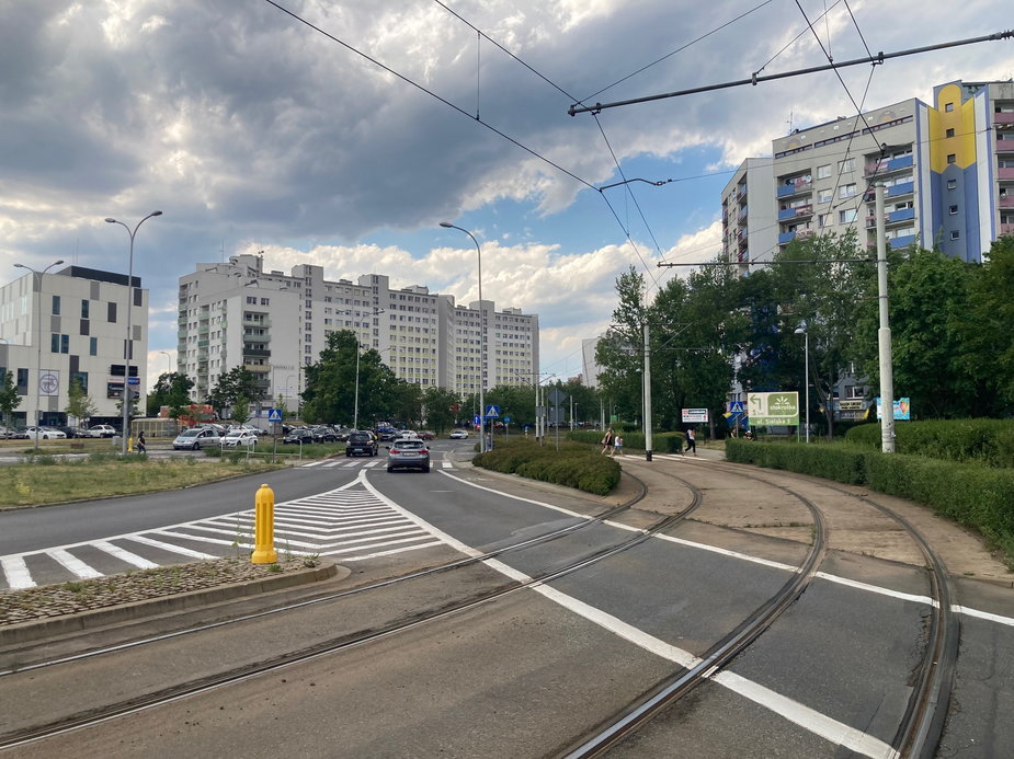 W czasie powodzi linii tramwajowej na Kozanów jeszcze nie było.