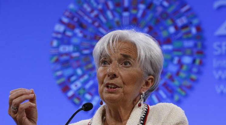 Christine Lagarde, az IMF vezérigazgatója /Fotó: Northfoto