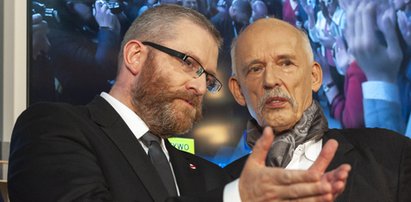 Korwin-Mikke bronił Grzegorza Brauna i dostał za swoje