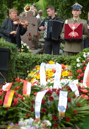 Pogrzeb Szymona Szurmieja na Powązkach Wojskowych