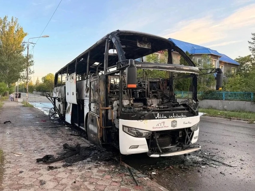 Napad na autobus u Donjecku