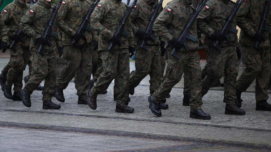 Przysięga żołnierzy 11 Małopolskiej Brygady Obrony Terytorialnej