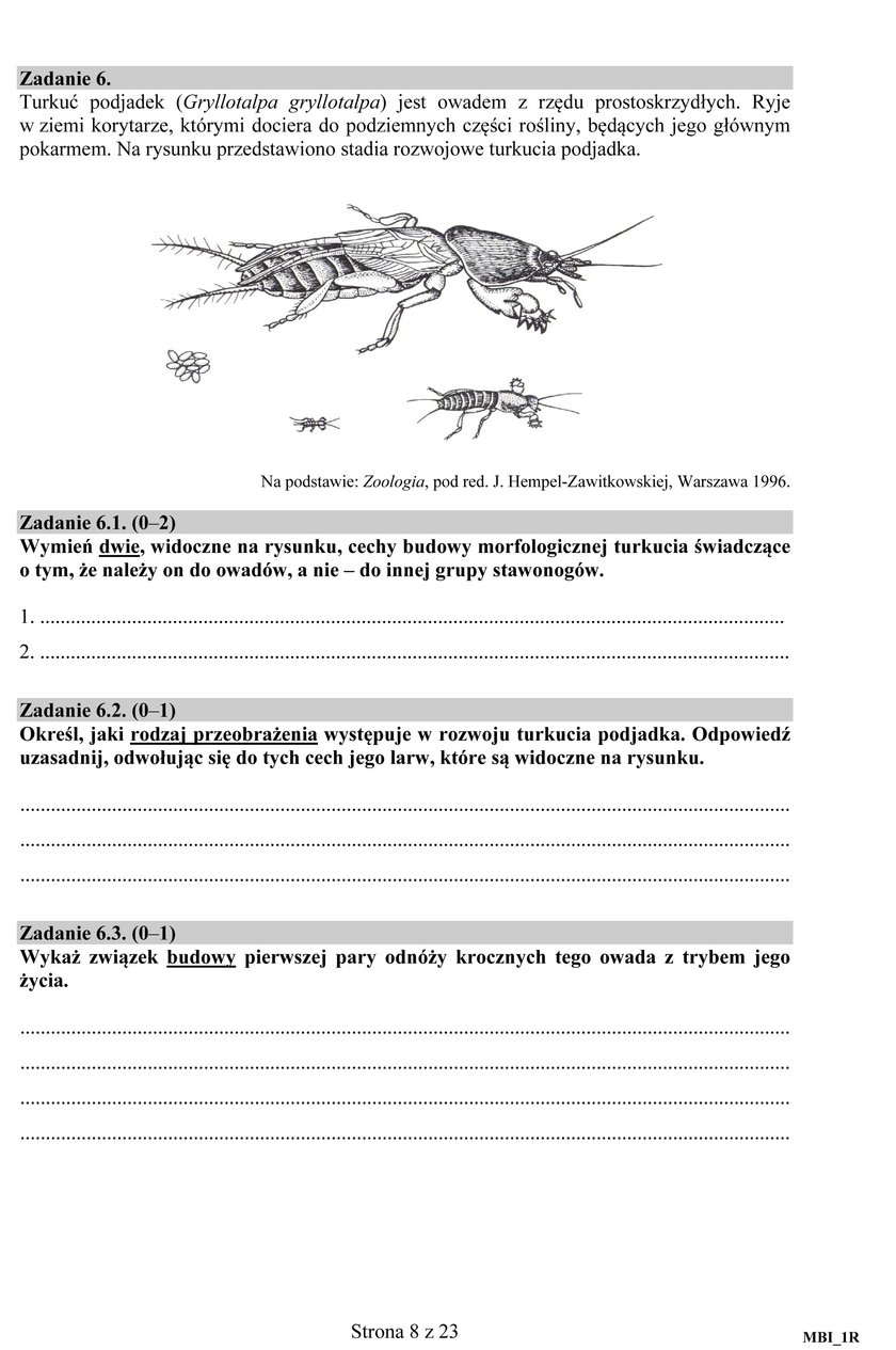 Matura 2017 z biologii poziom rozszerzony. Nowa formuła. Odpowiedzi