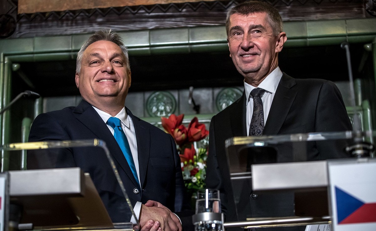 Viktor Orban i Andrej Babisz