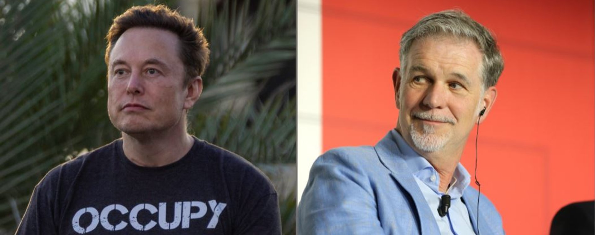 Elon Musk i Reed Hastings