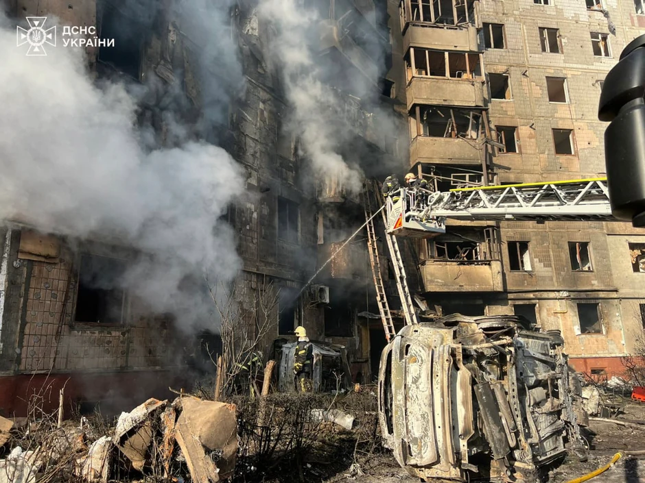 Ruski napad na Ternopilj u Ukrajini