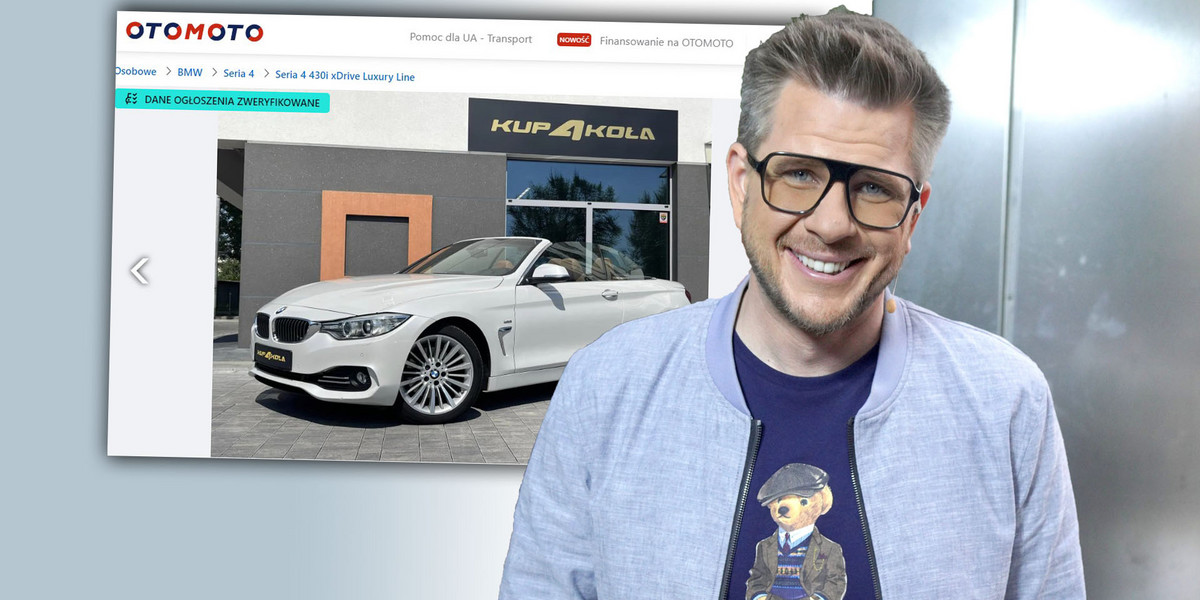 Filip Chajzer sprzedaj swoje BMW.
