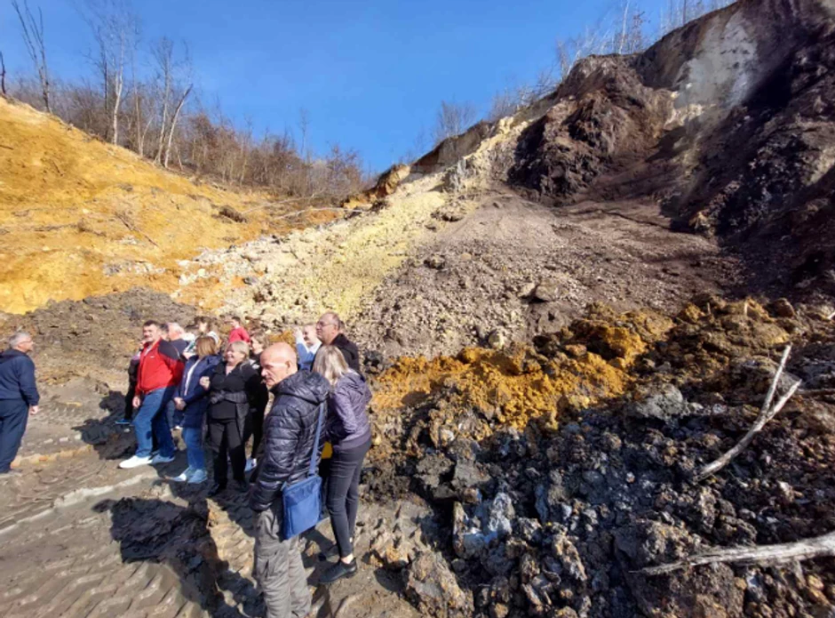 Bistrica, meštani, protest