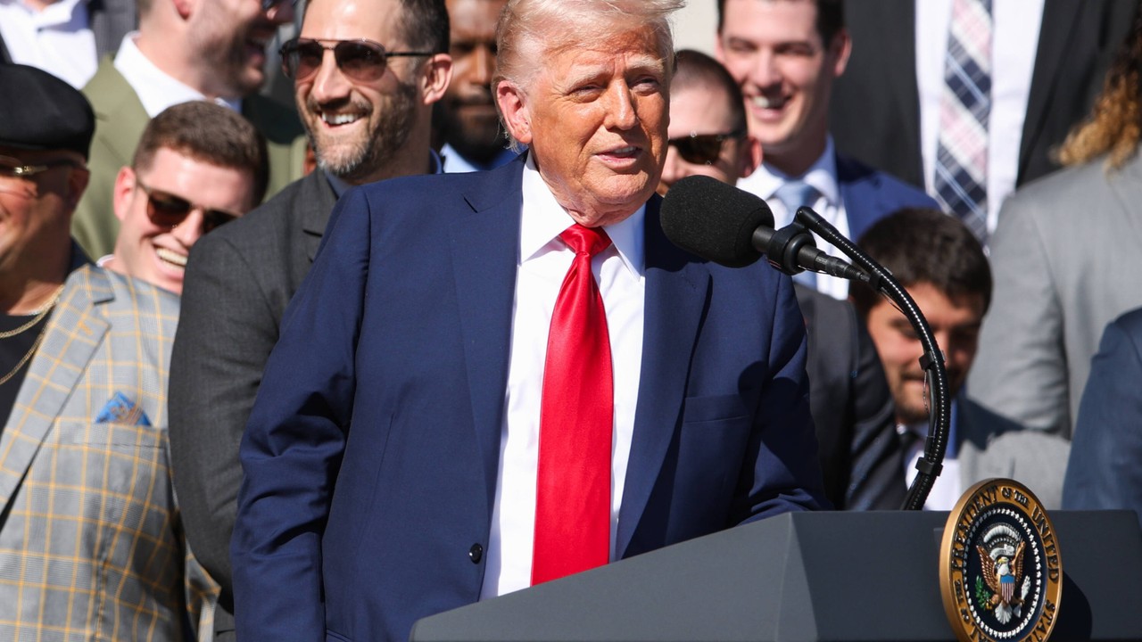 Donald Trump chwali się sukcesami prezydentury. Ani słowa o Ukrainie