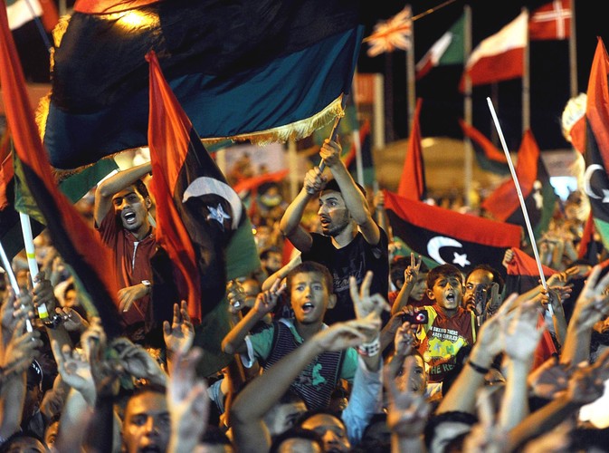 Tłumy Libijczyków wiwatują na wieść o pojmaniu syna Kadafiego