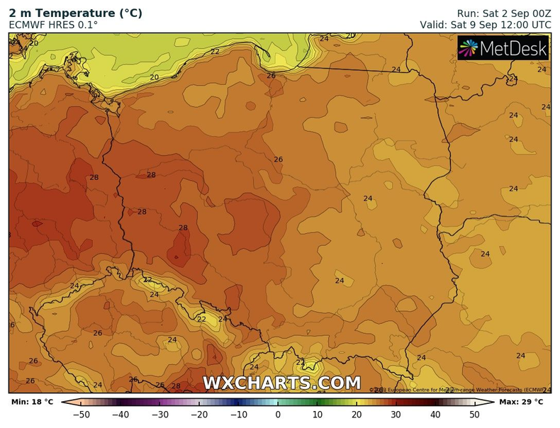 Zacznie robić się ciepło, a na zachodzie wręcz gorąco