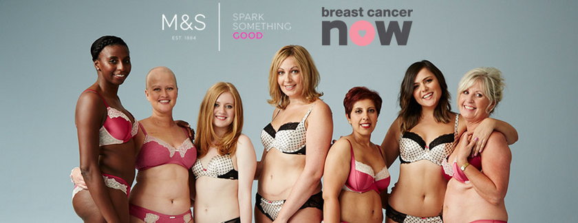 Kobiety, ktore pokonały raka reklamują bieliznę