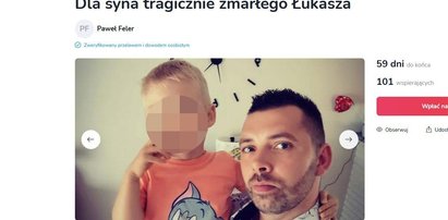 Łukasz zginął na autostradzie w Niemczech. Osierocił 4-letniego synka