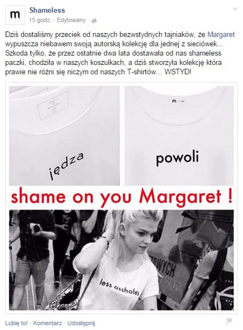 Margaret została oskarżona o plagiat