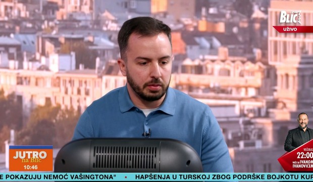 Strahinja Ćalović Jutro na Blic