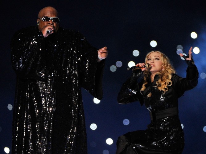 Madonna i Cee Lo Green na Super Bowl