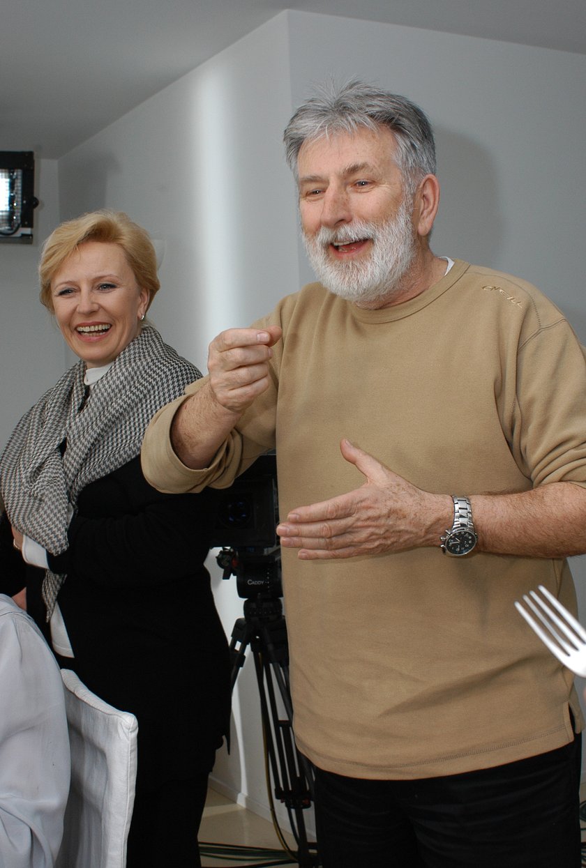 Edward Kłosiński i Krystyna Janda