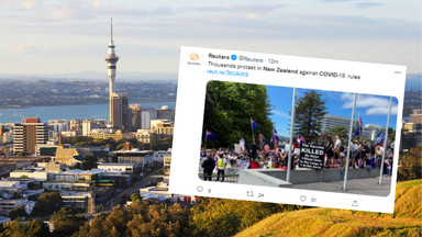 Nowozelandczycy buntują się przeciw restrykcjom. Protesty na ulicach