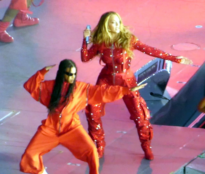Blue Ivy i Beyonce na koncercie w Londynie.