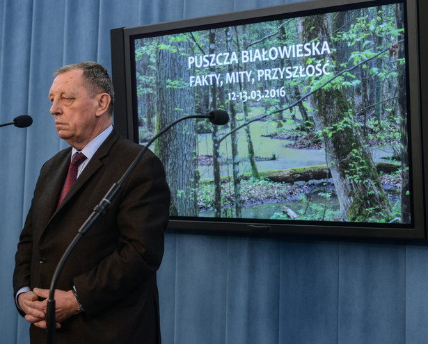 Minister środowiska Jan Szyszko, PAP/Jakub Kamiński