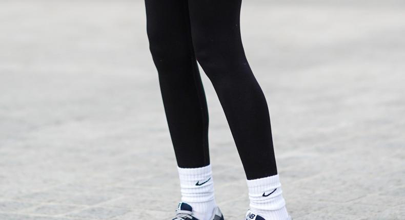 Traditional, tight-fitting leggings are out, according to Gen Z.Edward Berthelot/Getty Images