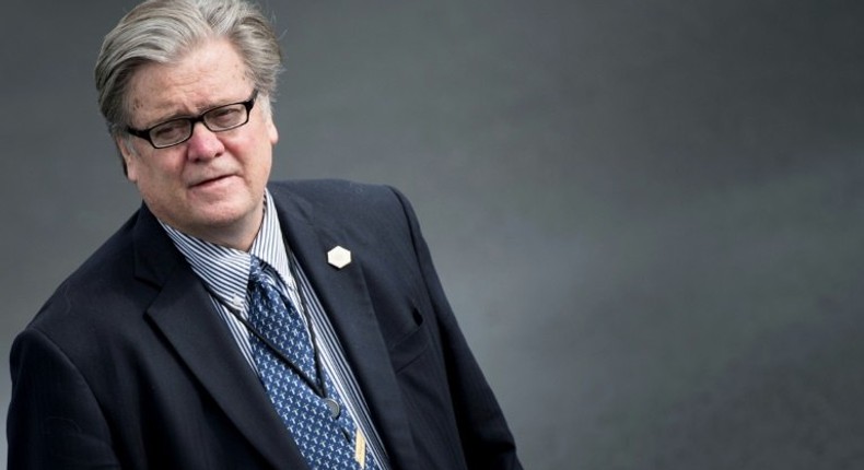 Strategist Steve Bannon, the former head of ultra conservative outlet Breitbart News, is described as being the nucleus of one of several competing power centers in what has been a chaotic White House