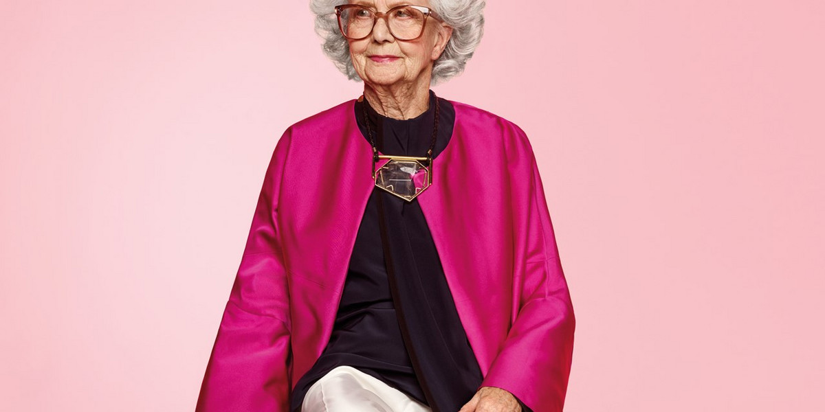 This 100-year-old model just appeared in Vogue